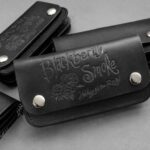Blackberry Smoke Laser Engraved Leather Chain Wallets