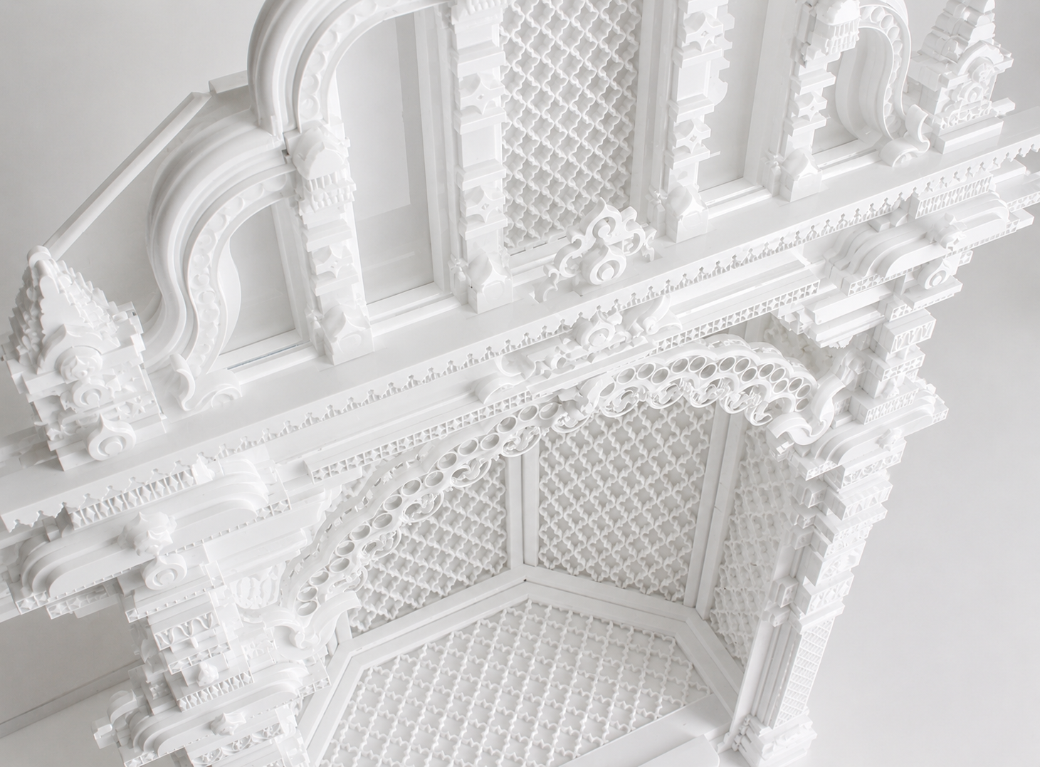 Laser Cut Acrylic Architectural Temple