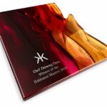 Custom Art Glass Award Hakkasan Masters Chef Recognition Trophy