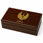 Custom Gold Engraved Wooden Gift Box