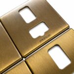 Custom Metal Engraved Antique Brass Light Switch Plates