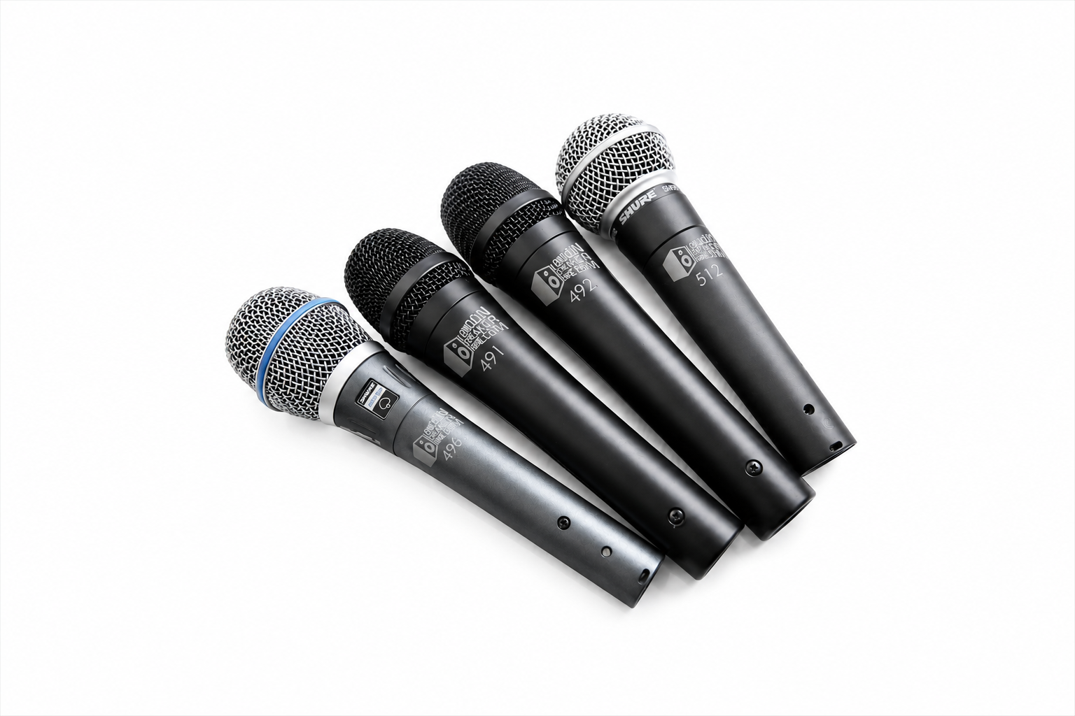 Fibre Laser Engraved Fibre Laser Engraved Branded Wireless Handheld Microphones