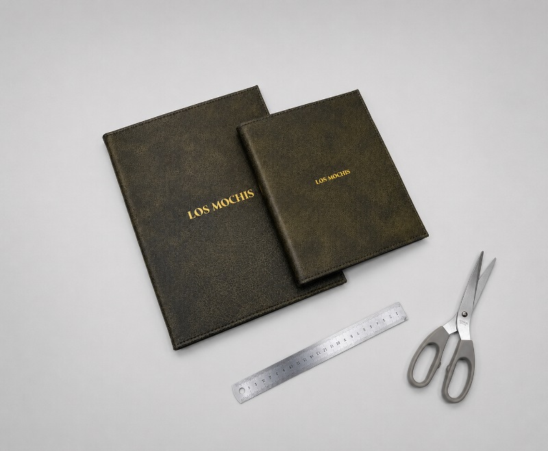 Gold Embossing Leather Notebook Luxury Stationery Branding Gold Embossing Leather Notebook Luxury Stationery Branding