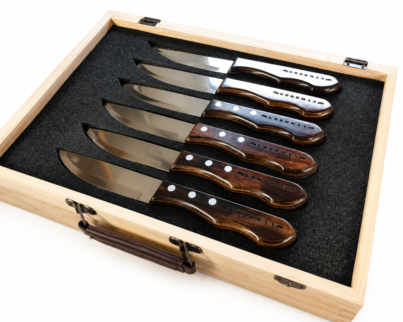 Goodman Steakhouse Branded Knifeholder Set