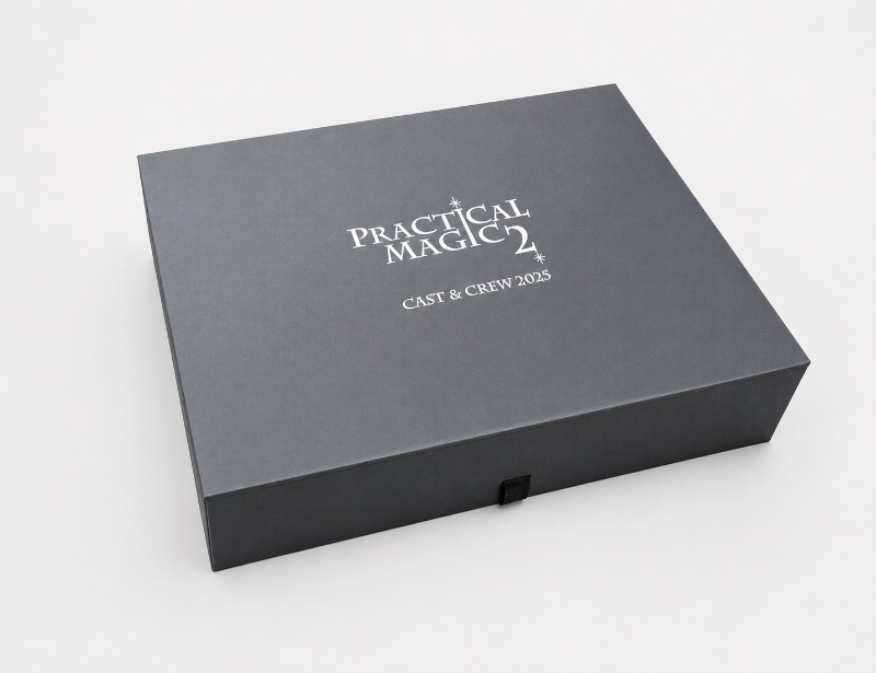 Hot Foil Embossed Custom Luxury Presentation Gift Box