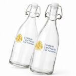 Institute And Faculty Of Actuaries Colour Printed Glass Swing Top Water Bottles