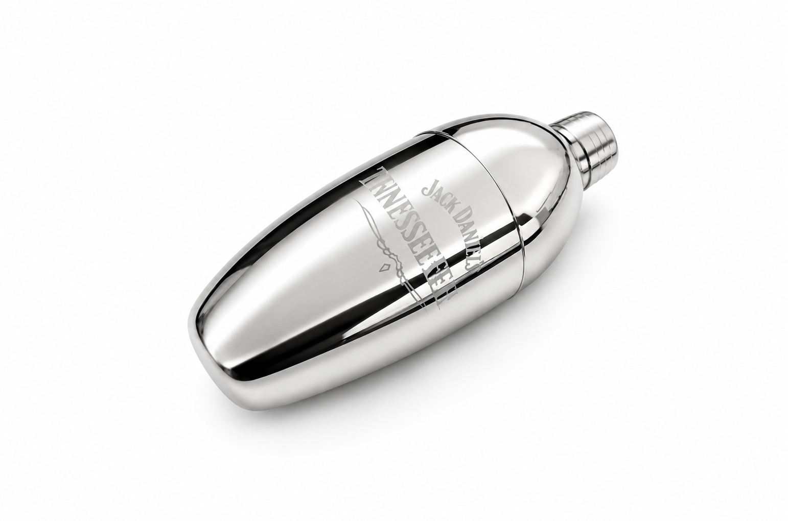 Jack Daniels Engraved Stainless Steel Cocktail Shaker Personalised Barware