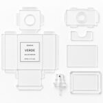 Laser Cut Clear Acrylic Perfume Packaging Components