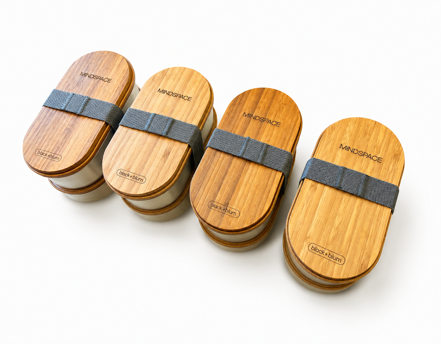 Mindspace Custom Engraved Black Blum Bento Boxes