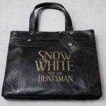 Personalised Laser Engraved Black Leather Tote Bag