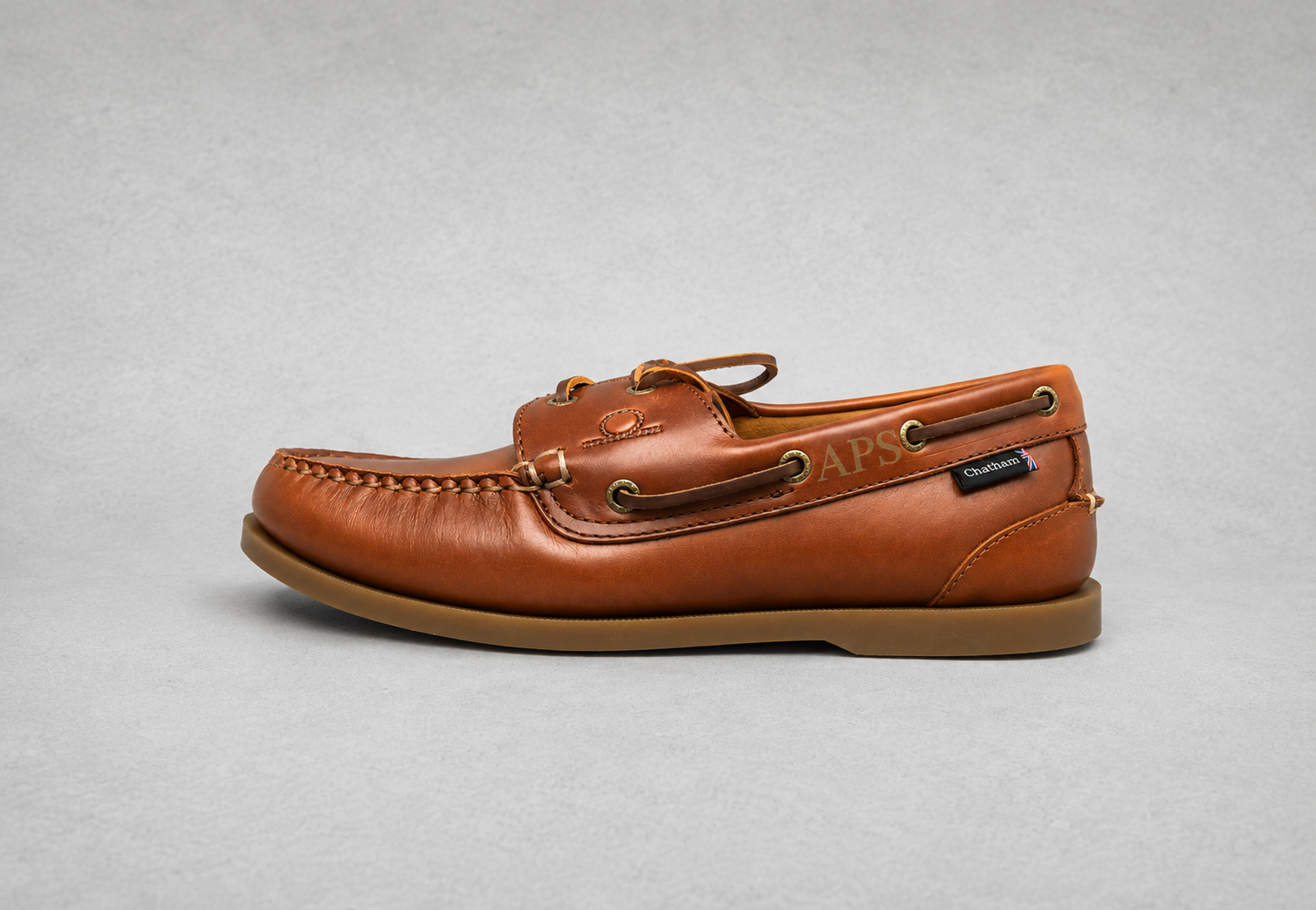 Personalised Laser Engraved Leather Boat Shoes