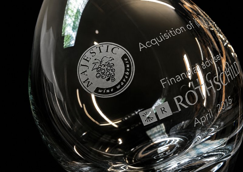 Sandblast Engraved Crystal Wine Glass Corporate Gift Sandblast Engraved Crystal Wine Glass Corporate Gift