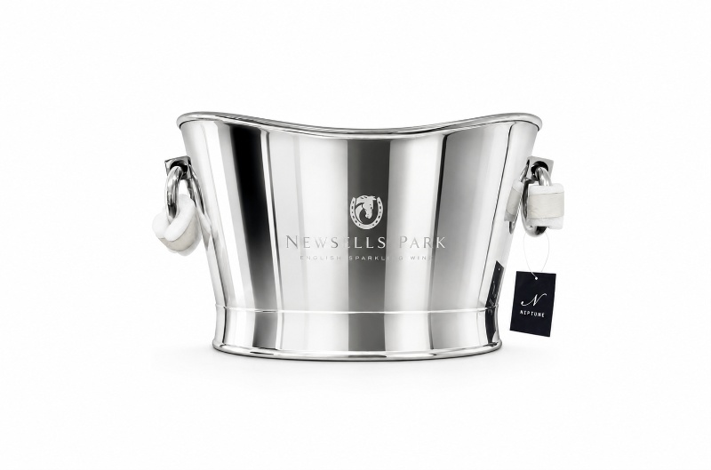 Sandblast Engraved Stainless Steel Wine Cooler Newsells Park Sandblast Engraved Stainless Steel Wine Cooler Newsells Park