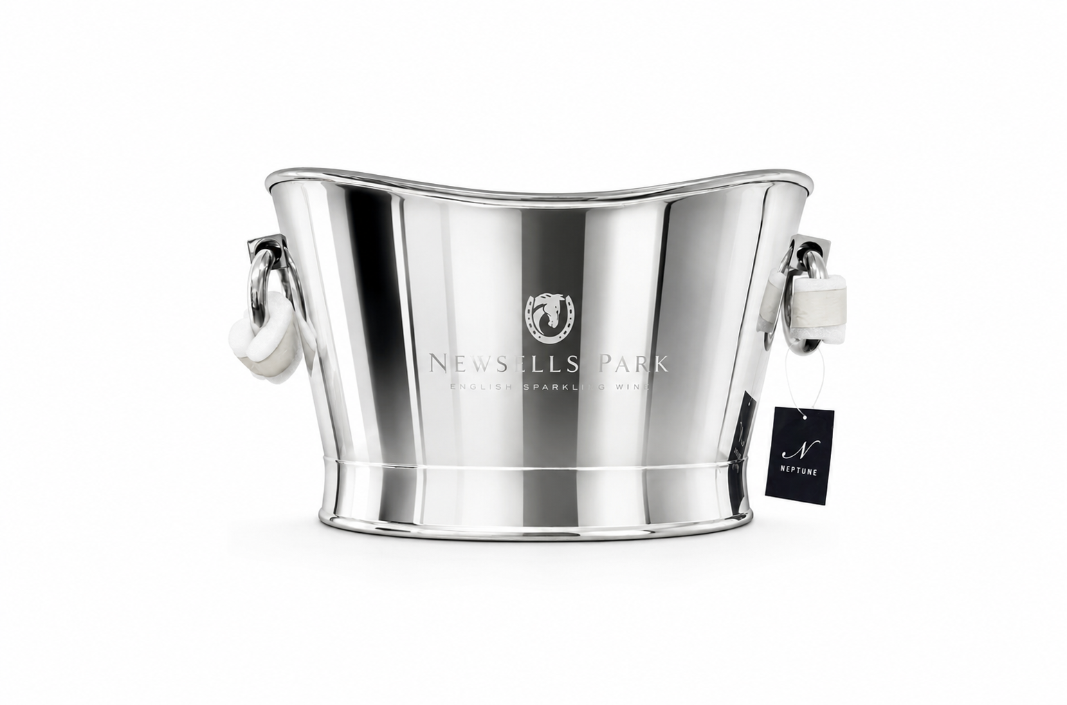 Sandblast Engraved Stainless Steel Wine Cooler Newsells Park
