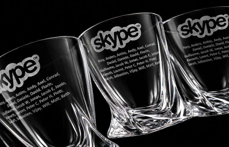 Sandblasted Engraved Crystal Whisky Tumblers Sandblasted Engraved Crystal Whisky Tumblers