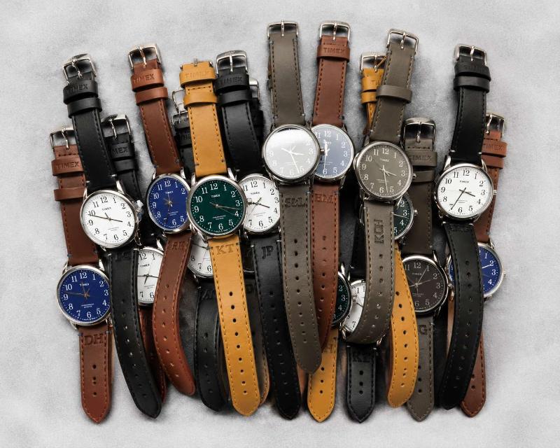 Timex Watches Live Launch Event Personalized Leather Straps