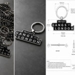 Custom Stainless Steel Metal Keyrings Film Crew Gifting Copy