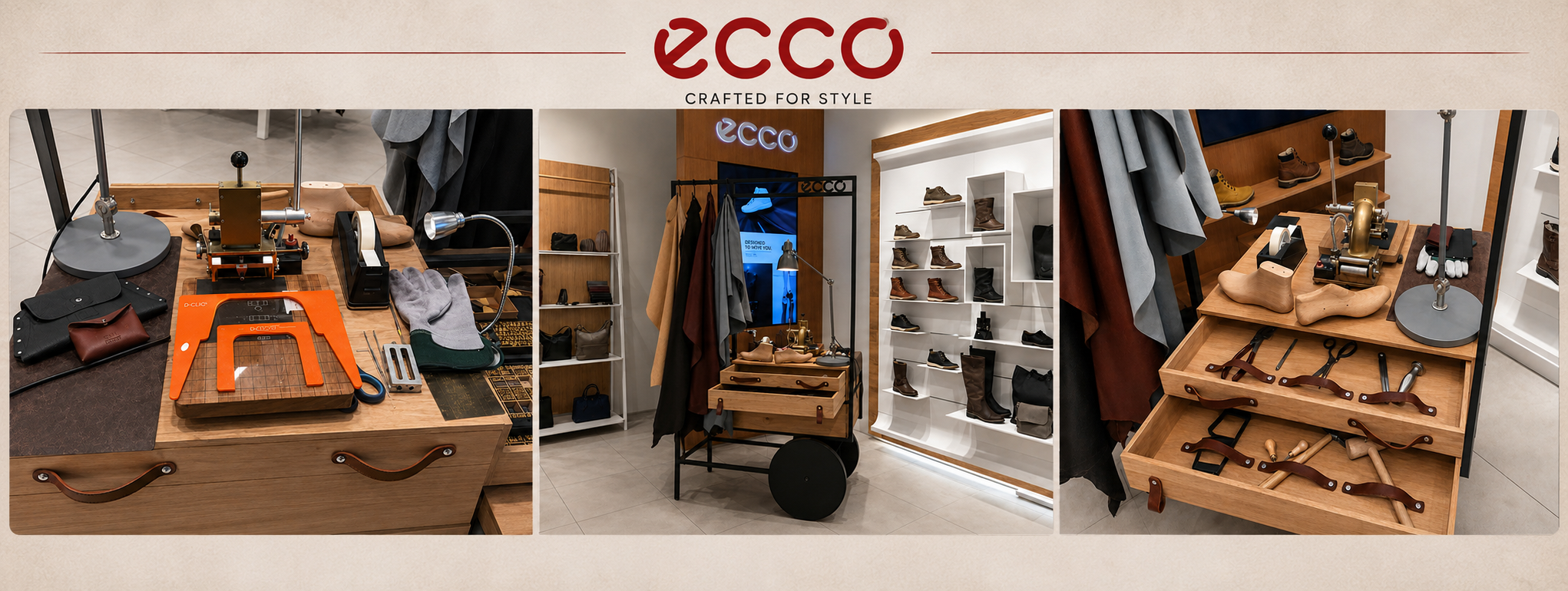 Ecco Shoes Live Leather Embossing Event Personalisation 10