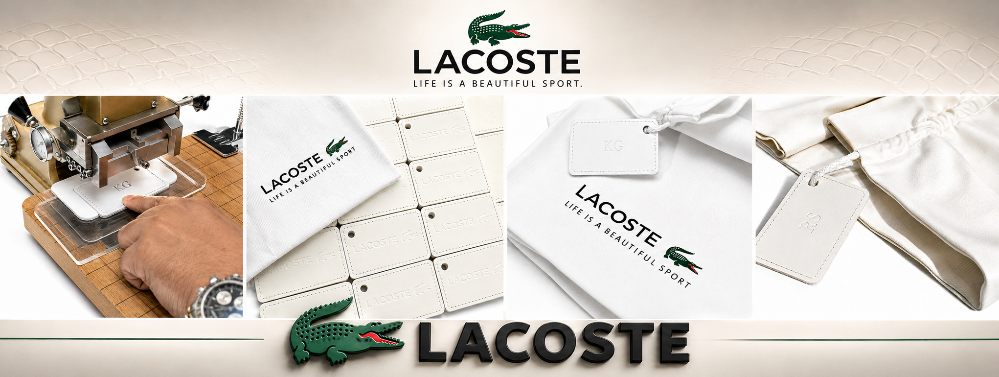 Lacoste Live Leather Embossing Event 1