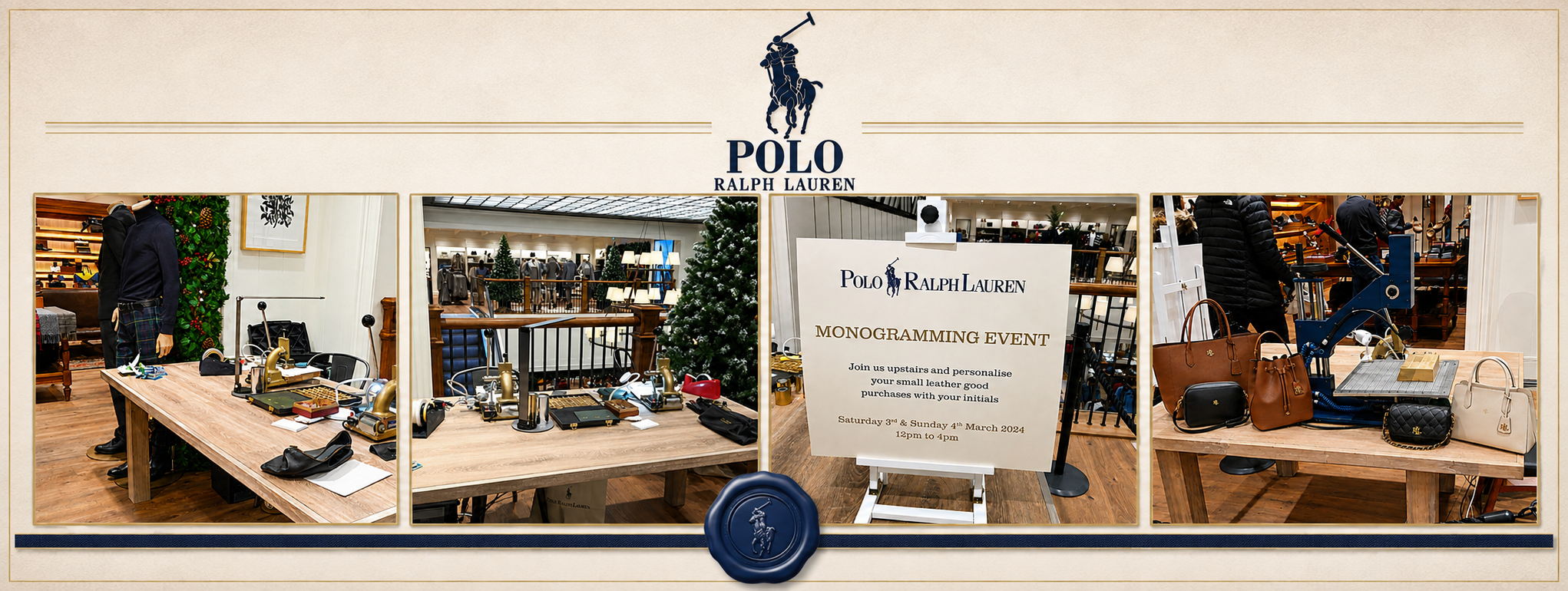 Leather Embossing Mobile Service Events Launches Pop Up Krintech Laser Cutting Services Ralph Lauren 11