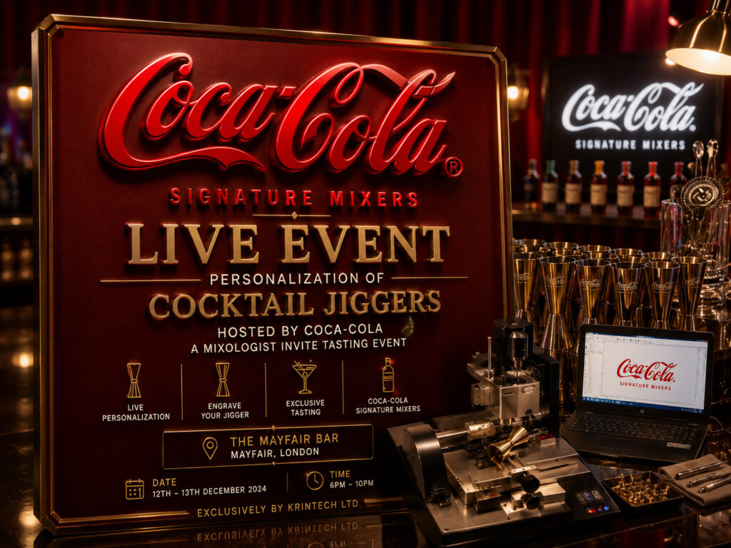 Live Jigger Engraving Event Coca Cola Signature Mixers 11