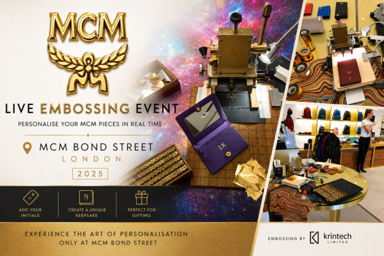 Live Leather Embossing Event Mcm 1