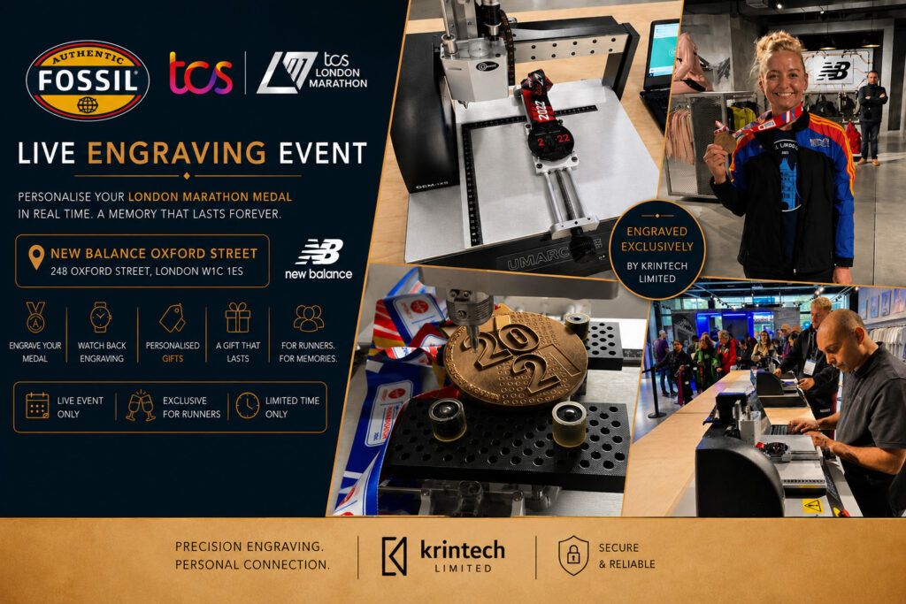 New Balance London Marathon Medal Engraving Live Event 13